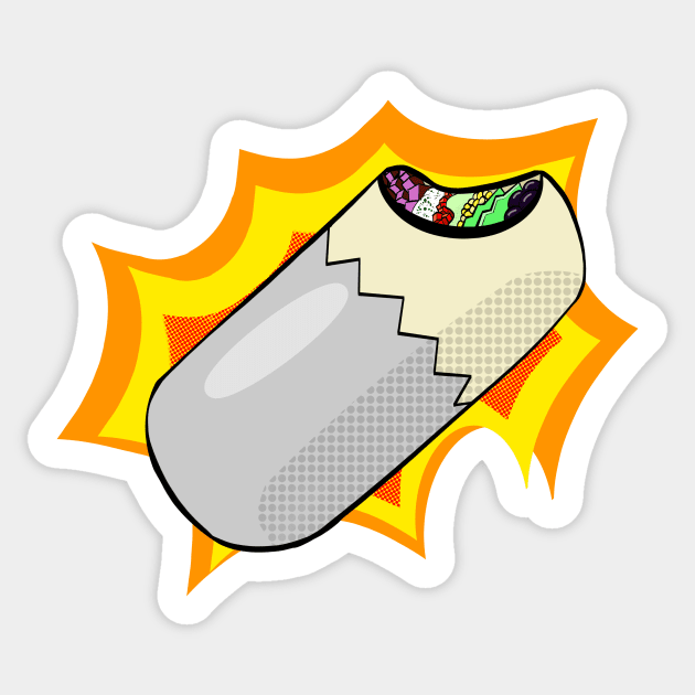 Burrito PopArt Sticker by Roommates